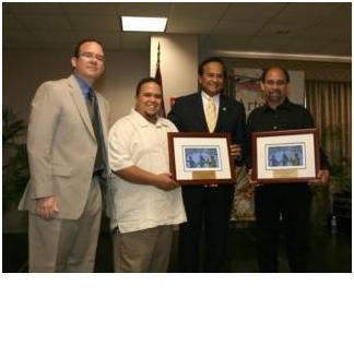 Antonio Esteves y Edwin Báez